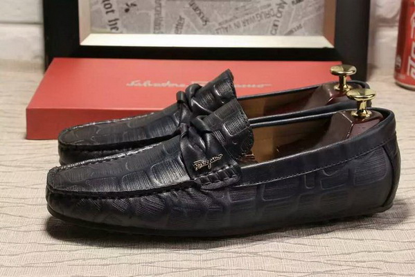 Salvatore Ferragamo Business Casual Men Shoes--035